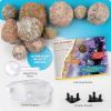 image:imageNational Geographic Gigantic Geode Kit  Break Open a Huge Geode with Crystals Inside Earth Science Kit for Kids Fun Geology Activity Rock and Mineral Gift for Boys and Girls10 Geodes Kit