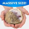image:imageNational Geographic Gigantic Geode Kit  Break Open a Huge Geode with Crystals Inside Earth Science Kit for Kids Fun Geology Activity Rock and Mineral Gift for Boys and GirlsGigantic Geodes Kit