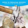 image:imageNational Geographic Gigantic Geode Kit  Break Open a Huge Geode with Crystals Inside Earth Science Kit for Kids Fun Geology Activity Rock and Mineral Gift for Boys and Girls10 Geodes Kit