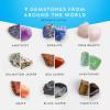 image:imageNational Geographic Rock Tumbler Refill Kit 3 lbs of Rough Gemstones and Rocks for Tumbling Including Amethyst and Quartz Supplies Include Tumbler Grit and Jewelry AccessoriesGemstone Mix