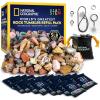 image:imageNational Geographic Rock Tumbler Refill Kit  5 lb Mix of Rocks for Tumbling and Rough Gemstones  Rock Tumbler Supplies Include Rock Tumbler Grit and Polish Refill and Unpolished Rocks