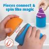 image:imageBlockaroo Magnetic Foam Building Blocks  13Piece Roadster Bath Toys for Toddlers Preschool Toys Bathtub Toys Sensory Toys Blocks for Toddlers 35 Engineering Toys for Kids 35 Bath Blocks