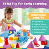 image:imageBlockaroo Magnetic Foam Building Blocks  17Piece Critter Set Bath Toys for Toddlers Preschool Toys Bathtub Toys Sensory Toys Blocks for Toddlers 35 Engineering Toys for Kids 35 Bath Blocks50 Piece Trunk Set