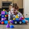 image:imageBlockaroo Magnetic Foam Building Blocks  17Piece Critter Set Bath Toys for Toddlers Preschool Toys Bathtub Toys Sensory Toys Blocks for Toddlers 35 Engineering Toys for Kids 35 Bath BlocksCastle