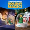 image:imageBlue Marble LightUp Christmas Snow Globe for Kids Kit  Create a Holiday Scene with Clay Snowflake Confetti amp Snowman Figure Plastic Snow Globe Kit Christmas Crafts for Kids Stocking Stuffers