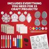 image:imageBlue Marble Santas Christmas Craft Kit for Kids  15 Magical Christmas Crafts for Kids Make Suncatchers Paint Holiday Rocks Make Magnetic Tile Art amp More for Christmas Gifts Craft Kits
