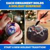 image:imageBlue Marble Science Surprise Christmas Ornament Kit for Kids 4 Dig Kit Ornaments with Gemstone and Dinosaur Dig Bricks Dino Digging Toys for Kids Gem Excavation Stocking Stuffer for Boys and GirlsDig Kit Ornaments
