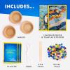 image:imageNATIONAL GEOGRAPHIC Marbling Paint Kit for Kids  Create 12 Sheets of Marble Art with Paints amp Water Painting Arts and Crafts Kit Amazon ExclusiveMosaic Craft Kit