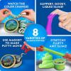 image:imageNATIONAL GEOGRAPHIC Mega Slime Kit amp Putty Lab  4 Types of Slime Plus 4 Types of Putty Including Magnetic Slime Kit for Boys and Girls Sensory Toy amp Science Kit