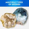 image:imageNational Geographic Break Open 15 Premium Geodes Science Kit  Includes Goggles amp 3 Display Stands  Great STEM Science Kit Geology Gift for Kids Break Your Own Geodes with Crystals
