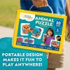 image:imageNational Geographic Kids Animal Puzzle Games  50 Matching Puzzle Cards 4 Educational Matching Games Portable Early Learning Game Set with Play amp Learn Booklet