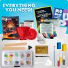 image:imageNational Geographic Mega Space Activity Kit  Glow in The Dark Science Craft Kit for Kids with 100 Pieces Launch a Rocket Create Glowing Constellations Paint a Solar System amp MoreEarth Science