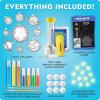 image:imageNational Geographic Mega Space Activity Kit  Glow in The Dark Science Craft Kit for Kids with 100 Pieces Launch a Rocket Create Glowing Constellations Paint a Solar System amp MoreSpace Science