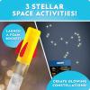 image:imageNational Geographic Mega Space Activity Kit  Glow in The Dark Science Craft Kit for Kids with 100 Pieces Launch a Rocket Create Glowing Constellations Paint a Solar System amp MoreSpace Science