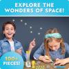 image:imageNational Geographic Mega Space Activity Kit  Glow in The Dark Science Craft Kit for Kids with 100 Pieces Launch a Rocket Create Glowing Constellations Paint a Solar System amp MoreSpace Science