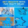image:imageNational Geographic Moon Sand  24 Lb Bulk Play Sand Kit with 6 Castle Molds Blue  A Fun No Mess Sensory Activity Kids Fake Sand Play Set Sensory Bin Filler24 LB Blue