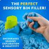 image:imageNational Geographic Moon Sand  24 Lb Bulk Play Sand Kit with 6 Castle Molds Blue  A Fun No Mess Sensory Activity Kids Fake Sand Play Set Sensory Bin Filler24 LB Blue
