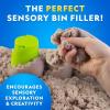image:imageNational Geographic Moon Sand  24 Lb Bulk Play Sand Kit with 6 Castle Molds Blue  A Fun No Mess Sensory Activity Kids Fake Sand Play Set Sensory Bin Filler12 LB Natural