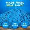 image:imageNational Geographic Moon Sand  24 Lb Bulk Play Sand Kit with 6 Castle Molds Blue  A Fun No Mess Sensory Activity Kids Fake Sand Play Set Sensory Bin Filler24 LB Blue