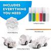 image:imageNational Geographic Pull Back Dinosaur Race Cars Craft Kit  Paint 3 Dino Racecars with 6 Paint Colors Dinosaur Toys for Kids Kids Painting Kit Arts amp Crafts for Kids
