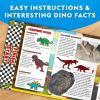 image:imageNational Geographic Pull Back Dinosaur Race Cars Craft Kit  Paint 3 Dino Racecars with 6 Paint Colors Dinosaur Toys for Kids Kids Painting Kit Arts amp Crafts for Kids