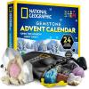 image:imageNATIONAL GEOGRAPHIC 2026 Jewelry Making Advent Calendar  Create 24 Pieces of Jewelry Countdown Calendar Holiday Craft Kit for Kids with Beads Clay Charms amp Tools Educational GiftsGemstone Collection