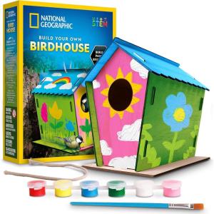 image:imageNational Geographic Build a Bee Habitat Craft Kit for Kids  Paint amp Build a House for Mason Bees Outdoor Arts amp Crafts Nature Learning Activity DIY Pollinator Garden Craft Solitary Bee HotelDIY Birdhouse