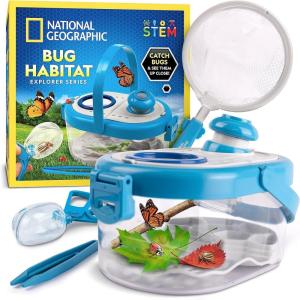 image:imageNational Geographic Butterfly Growing amp Bug Catcher Kit  Butterfly Habitat Kit with Voucher for 5 Caterpillars SampH Not Included amp Bug Habitat with Magnified Viewers Bug Catcher amp MoreBug Catcher Kit