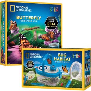 image:imageNational Geographic Butterfly Growing amp Bug Catcher Kit  Butterfly Habitat Kit with Voucher for 5 Caterpillars SampH Not Included amp Bug Habitat with Magnified Viewers Bug Catcher amp MoreButterfly Habitat  Bug Catcher Kit