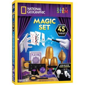 image:imageNational Geographic Kids Magic Set  45 Magic Tricks for Kids to Perform with StepbyStep Video Instructions for Each Trick Provided by a Professional Magician Toys for Boys and GirlsMagic 45 Kit