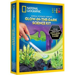 image:imageNational Geographic Mega Space Activity Kit  Glow in The Dark Science Craft Kit for Kids with 100 Pieces Launch a Rocket Create Glowing Constellations Paint a Solar System amp MoreGlow in the Dark Science