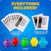 image:imageBlue Marble Bouncy Ball Science Kit  Make Up to 45 Glow in The Dark Bouncy Balls for Kids with 6 Colors amp 5 Mold Shapes DIY STEM Projects Science Kit Kids Science Projects