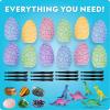 image:imageBlue Marble Easter Eggscavation Dig Kit  12 Easter Egg Dig Bricks with Real Gemstones amp Glow in The Dark Dinosaur Figures Includes Dig Tools Egg Hunt or Dig Party Activity Easter Basket Stuffers