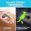 image:imageBlue Marble Easter Eggscavation Dig Kit  12 Easter Egg Dig Bricks with Real Gemstones amp Glow in The Dark Dinosaur Figures Includes Dig Tools Egg Hunt or Dig Party Activity Easter Basket Stuffers