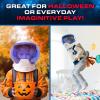 image:imageBlue Marble NASA Astronaut Helmet Halloween Costume Accessory  Wearable Space Helmet for Astronaut Costume for Kids Sticker Sheet Educational Gift for Boys and Girls Dress Up and Pretend Play