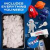 image:imageBlue Marble NASA Moon Sand Activity Kit  STEM Educational Sensory Bin Filler with 15 lbs Moon Sand Play Tray Space Molds Astronaut Figure Shovel NASA Sticker Activity Booklet amp Learning Guide