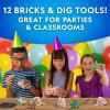 image:imageNATIONAL GEOGRAPHIC Jumbo Dinosaur Egg Dig Kit  Dig Out 12 Dino Figures amp Replica T Rex Tooth from Giant 6 Egg Dino Egg Jumbo Egg Dinosaur Egg Toys Educational Science Kits12 Dinoshaped Dig Bricks