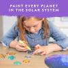 image:imageNATIONAL GEOGRAPHIC Kids Window Art Kit  Stained Glass Solar System Arts amp Crafts Kit with Glow in The Dark Planets Use as Window Suncatchers Hanging Decor from Ceiling Mobile Space Room Dcor