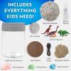 image:imageNational Geographic Dinosaur Terrarium Kit for Kids  Multicolor LightUp Terrarium Build a Dino Habitat with Real Plants amp More Science Kit Dinosaur Toys for Kids
