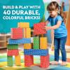 image:imageNational Geographic Jumbo Cardboard Building Blocks  45Pc ExtraThick Cardboard Bricks for Kids Build a Castle Play House Indoor Playhouse Large Building Blocks Kids Giant Blocks40 Piece  Original