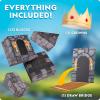 image:imageNational Geographic Jumbo Cardboard Building Blocks  45Pc ExtraThick Cardboard Bricks for Kids Build a Castle Play House Indoor Playhouse Large Building Blocks Kids Giant Blocks45 Piece  Castle