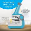 image:imageNational Geographic Junior Microscope for Kids Kit Includes Up to 250x Magnification Handheld Mini Attachment 12 Slides Lab Guide Science Toy for Ages 612 STEM ProjectMicroscope