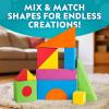 image:imageNational Geographic Kids Jumbo Foam Blocks  30Piece Foam Building Blocks for Toddlers amp Preschoolers Soft Stackable Blocks with Storage Bag Early Learning amp Sensory Building Toy