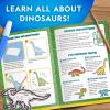 image:imageNational Geographic Kids Stained Glass Kit  Glow in The Dark Dinosaur Toys Kids Arts and Crafts Set Window Sun Catchers Kid Crafts Ages 48 Window Art Craft Kit SuncatcherGlowing Dinos