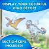 image:imageNational Geographic Kids Stained Glass Kit  Glow in The Dark Dinosaur Toys Kids Arts and Crafts Set Window Sun Catchers Kid Crafts Ages 48 Window Art Craft Kit SuncatcherGlowing Dinos