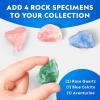 image:imageNational Geographic LightUp Dinosaur Terrarium Kit for Kids  Build a Prehistoric Habitat with Play Sand Real Gemstones amp Dino Figures Science Activity Kit for Boys amp Girls