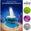 image:imageNational Geographic Microscope for Kids  STEM Kit with an EasytoUse Kids Microscope Up to 400x Zoom Blank and Prepared Slides Rock and Mineral Specimens and More Great Science Project Set