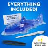 image:imageNational Geographic Shark Dissection Kit  Glow in the Dark Great White Shark Anatomy Lab with 12 Bones amp Organs Refill Pack KidFriendly Tools amp Learning GuideShark Dissection Kit
