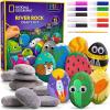 image:imageNational Geographic Creepy Creatures Rock Painting Kit  Halloween Arts amp Crafts Kit for Kids Decorate 10 River Rocks with 10 Paint Colors amp More Spooky Art Supplies Halloween Gifts for KidsAnimal Fun