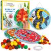 image:imageNational Geographic Kids Pom Poms Arts and Crafts Kit  Pom Pom Animals Toddler Craft Kit Preschool Art Toddler Crafts Ages 35 Crafts for Toddlers 24 Years Pom Pom Pictures